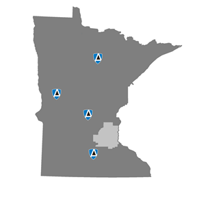 Minnesota Map of Anderson Center